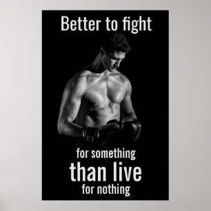 Póster Entrenamiento de gimnasio Frase motivacional de