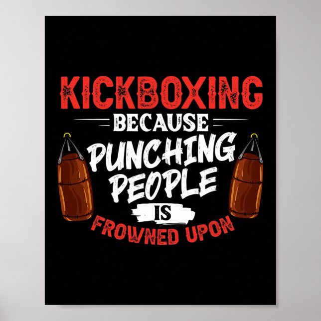 Póster Entrenamiento de kickboxing Cardio principiante de (Frente)