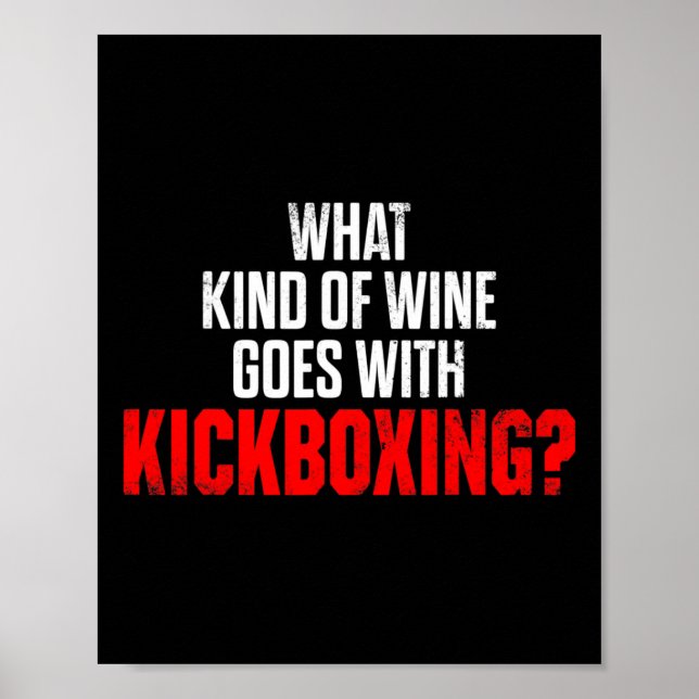 Póster Entrenamiento de Kickboxing Kick Boxing _4 (Frente)