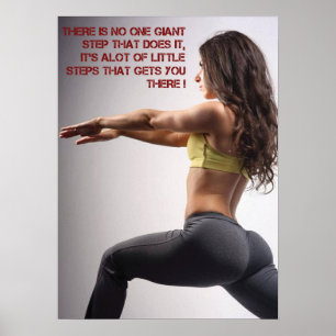 Póster Entrenamiento de motivación