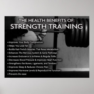 Póster Entrenamiento de motivación