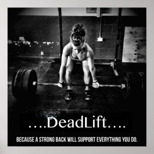 Póster Entrenamiento de motivación