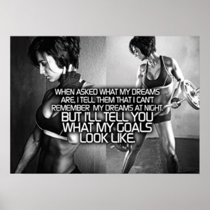 Póster Entrenamiento de motivación