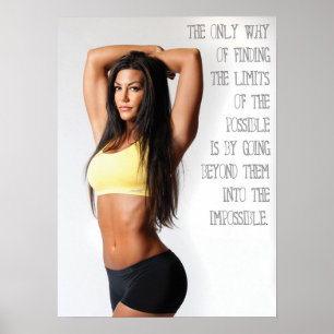 Póster Entrenamiento de motivación
