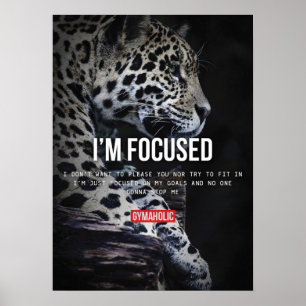 Póster Entrenamiento de motivación