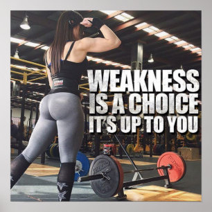 Póster Entrenamiento de motivación