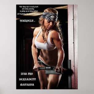 Póster Entrenamiento de motivación