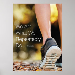 Póster Entrenamiento de motivación