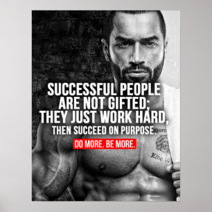 Póster Entrenamiento de motivación