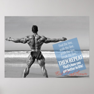 Póster Entrenamiento de motivación