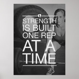 Póster Entrenamiento de motivación