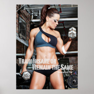 Póster Entrenamiento de motivación