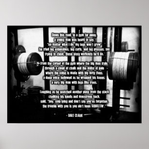 Póster Entrenamiento de motivación