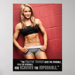 Póster Entrenamiento de motivación