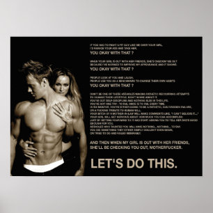 Póster Entrenamiento de motivación