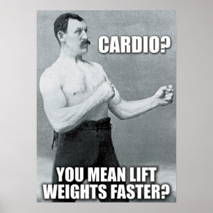 Póster Entrenamiento de motivación