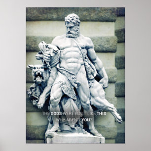 Póster Entrenamiento de motivación