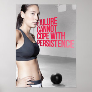 Póster Entrenamiento de motivación