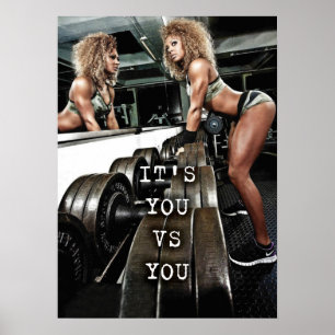 Póster Entrenamiento de motivación