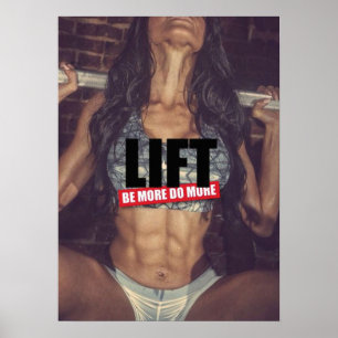 Póster Entrenamiento de motivación
