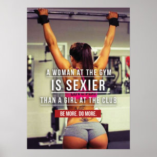 Póster Entrenamiento de motivación
