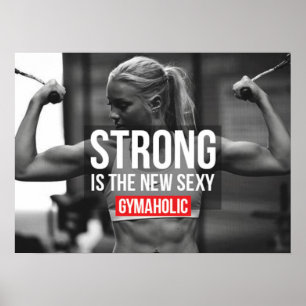 Póster Entrenamiento de motivación