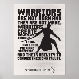 Póster Entrenamiento de motivación