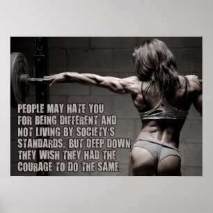 Póster Entrenamiento de motivación
