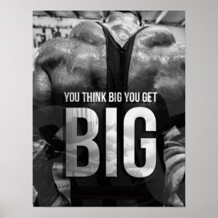 Póster Entrenamiento de motivación