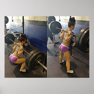 Póster Entrenamiento de motivación