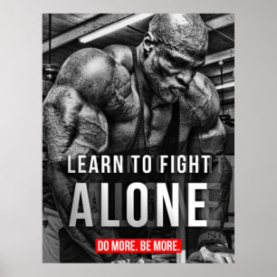 Póster Entrenamiento de motivación