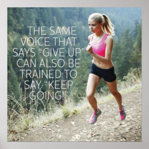 Póster Entrenamiento de motivación