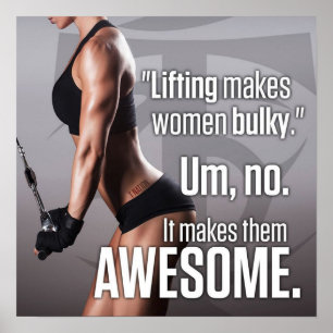 Póster Entrenamiento de motivación