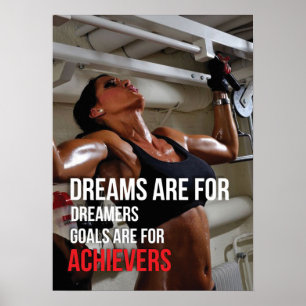 Póster Entrenamiento de motivación
