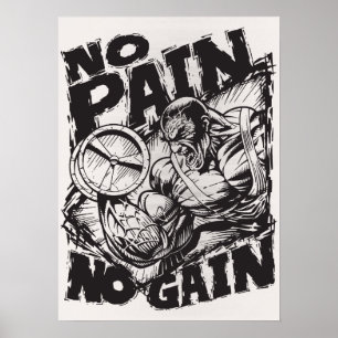 Póster Entrenamiento de motivación