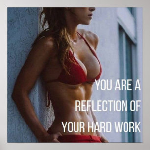 Póster Entrenamiento de motivación