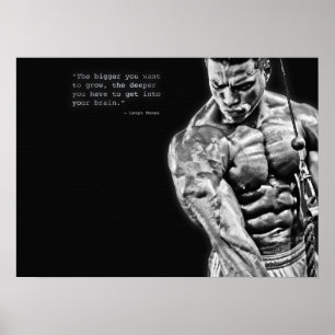 Póster Entrenamiento de motivación