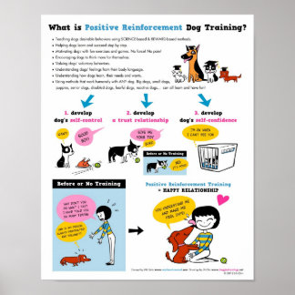 Póster Entrenamiento de perros de refuerzo positivo de 16