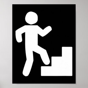 Póster Entrenamiento Homenaje Subiendo Escaleras