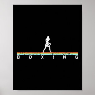 Póster Entrenamiento Mma Kickboxing Muai Thai Boxeador G