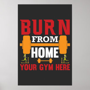 Póster Entrenamiento Motivacional en Casa