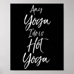 Póster Entrenamientos de Yoga Estudio de Diseño de Fitnes