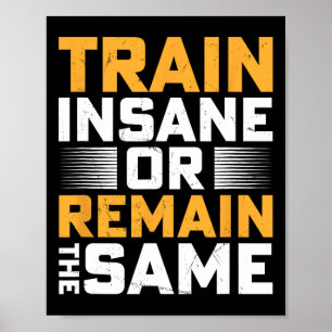 Póster Entrenar En Deterioro O Seguir Siendo Lo Mismo