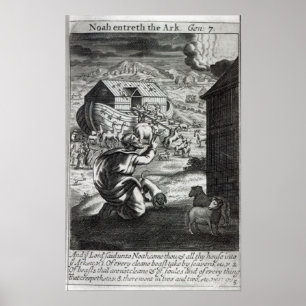 Póster Entreth de Noah la arca