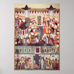 Póster Entronización de Suleyman el magnífico