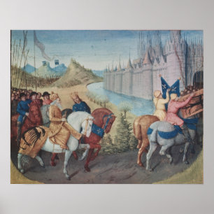 Póster Entry of Louis VII  King of France and Conrad