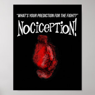 Póster Entusiasta de Películas de Boxeo Anatomía Estudian