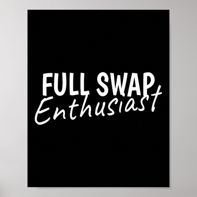 Póster Entusiasta de Swinger - Intercambio Total Cruisecl (Frente)