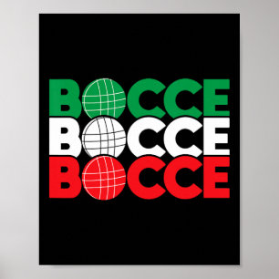 Póster Entusiasta del juego de bochas - Byll Juego de bol