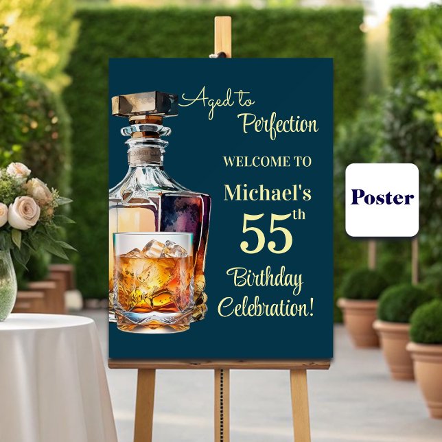 Póster Envejecido a la perfección Hombres Whisky Cumpleañ (Subido por el creador)
